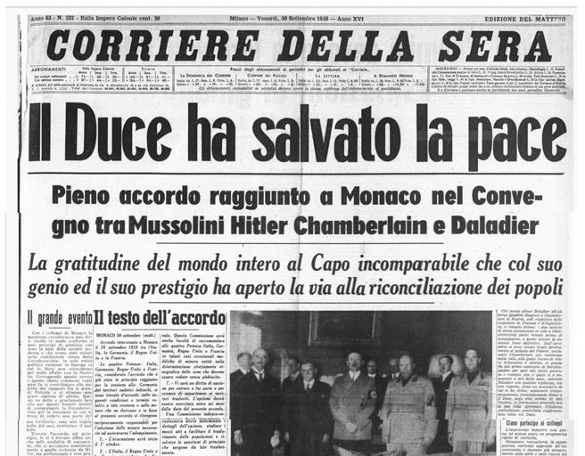 MUSSOLINI: PREMIO NOBEL MANCATO