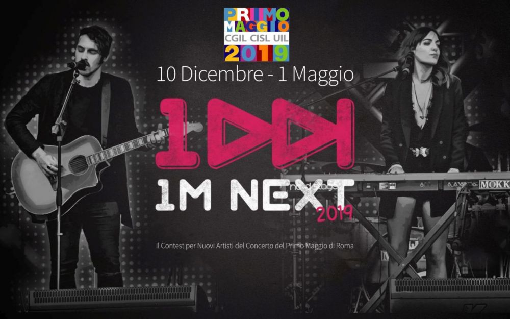 Aperte le iscrizioni a 1M NEXT, i 3 vincitori si esibiranno al CONCERTO DEL PRIMO MAGGIO.