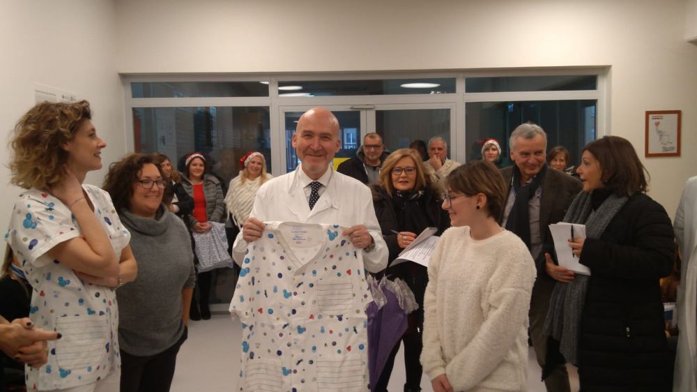 SOLETERRE CONSEGNATE OGGI  AL POLICLINICO SAN MATTEO DI PAVIA “LE DIVISE DI CHIARA” 