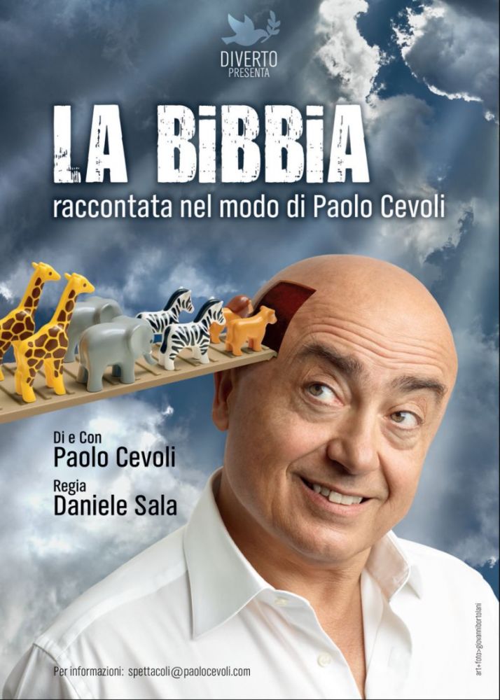 A grande richiesta torna lo spettacolo "LA BIBBIA RACCONTATA NEL MODO DI PAOLO CEVOLI"