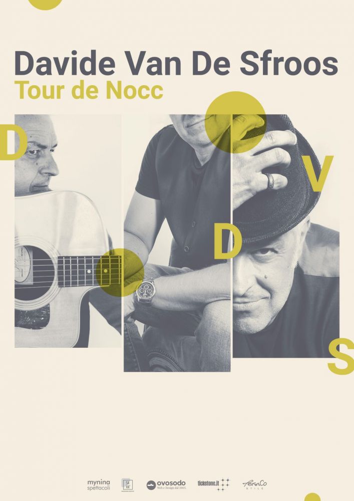 DAVIDE VAN DE SFROOS: domani in concerto al Teatro Argentia di GORGONZOLA (MI). Prosegue il tour teatrale "Tour de Nocc"