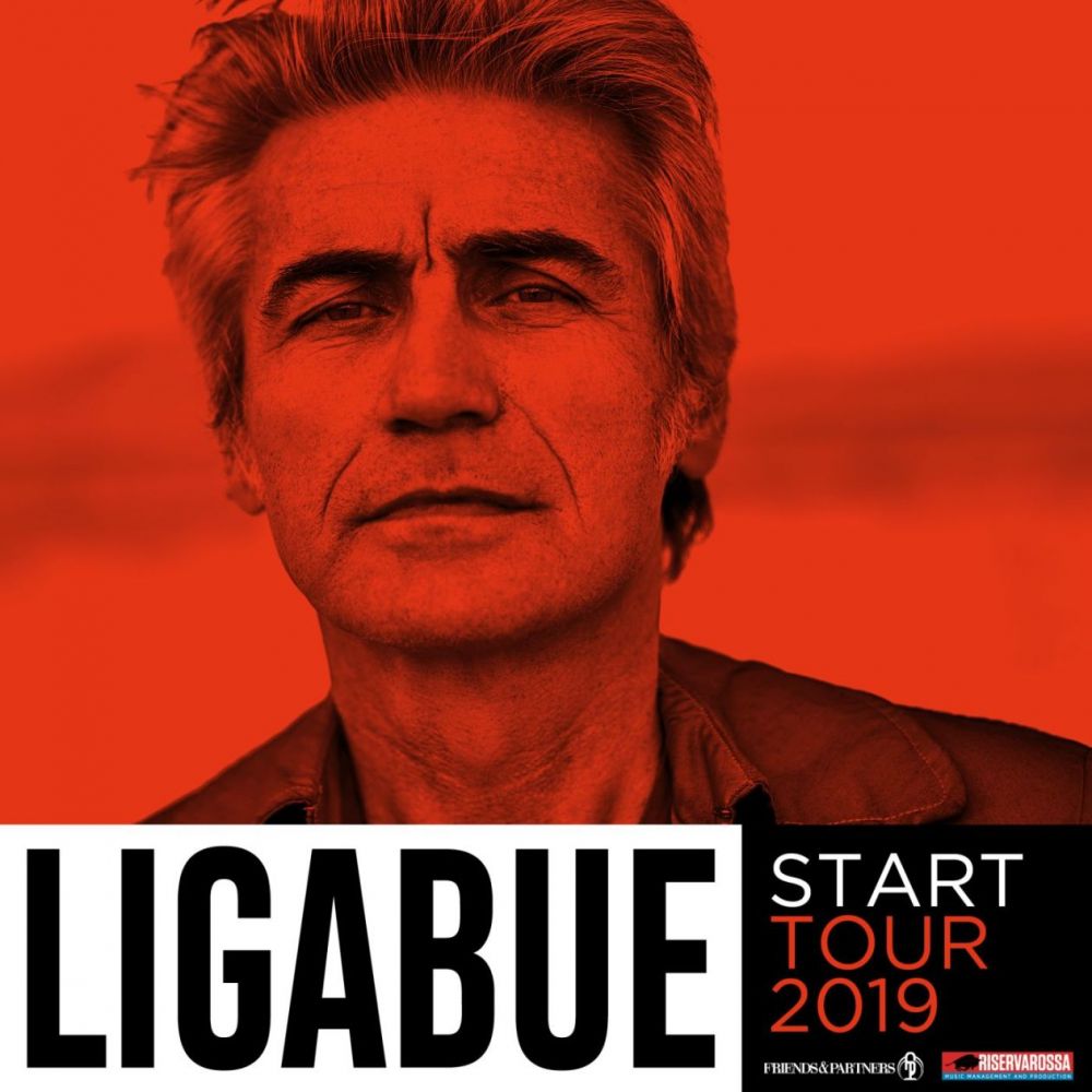 LIGABUE: al via il 14 giugno dallo Stadio San Nicola di Bari lo "START TOUR 2019", il nuovo album d'inediti "START" esce l'8 marzo.