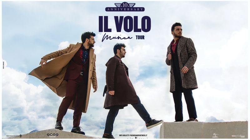 Da oggi aperte le prevendite per il tour in Italia de IL VOLO, al via il 22 giugno. Instore tour al via il 22 febbraio da Milano.
