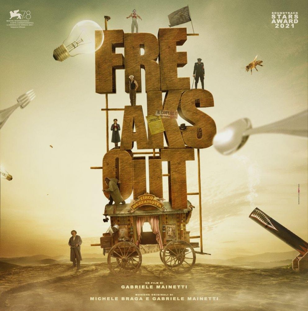 ESCE OGGI “FREAKS OUT Original Soundtrack”, colonna sonora dell'omonimo film composta da MICHELE BRAGA e GABRIELE MAINETTI. Il 12 novembre esce anche il DOPPIO VINILE (da oggi in PRE-ORDER)