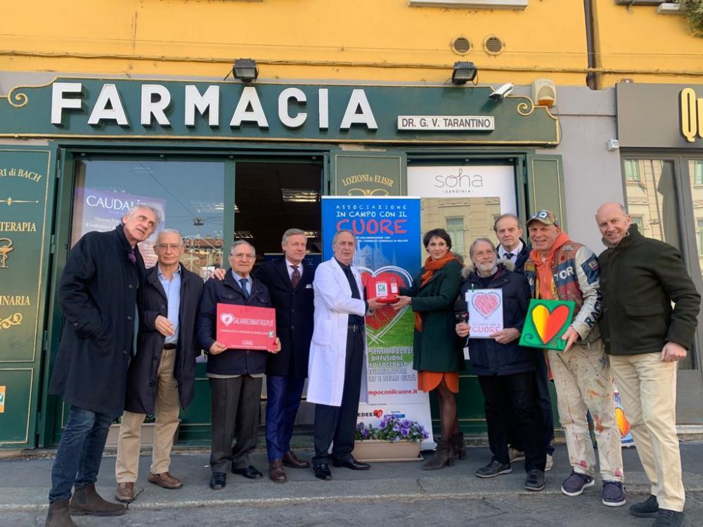 “IN CAMPO CON IL CUORE” - DEFIBRILLATORE DONATO AI NAVIGLI 