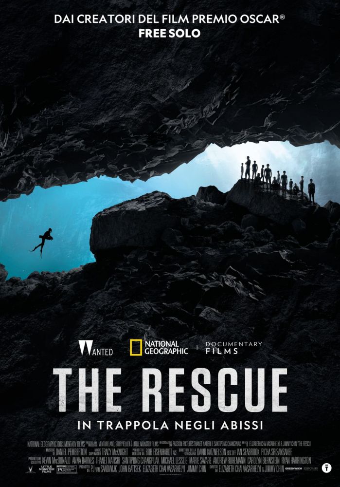 Il 16, 17 e 18 maggio nelle sale italiane con Wanted Cinema "THE RESCUE" - Il docu-film racconta dell’incredibile storia di 13 ragazzi intrappolati nella grotta di Tham Luang