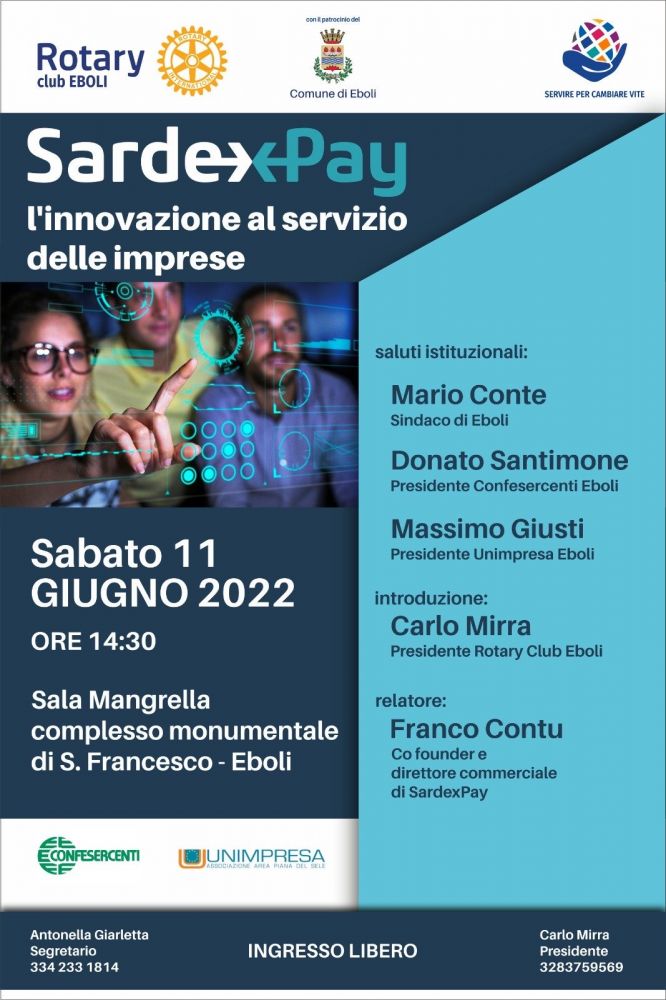 Eboli - Convegno "SardexPay - L'innovazione al servizio delle imprese”