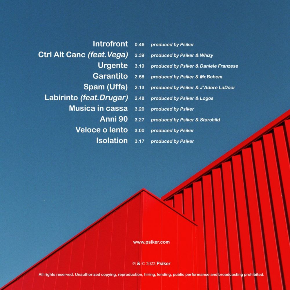 Il 30 settembre esce in digitale RETROFRONT, il nuovo album di PSIKER