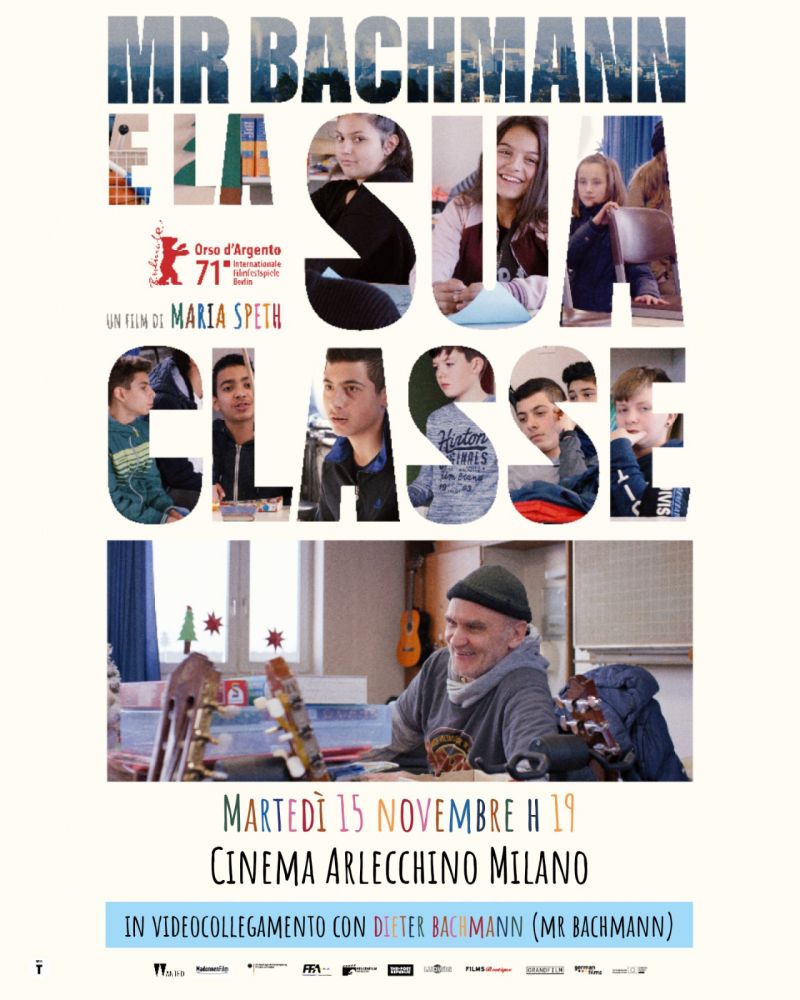 Questa sera alla Cineteca Arlecchino di MILANO proiezione speciale di “MR BACHMANN E LA SUA CLASSE”, il docu-film di Maria Speth
