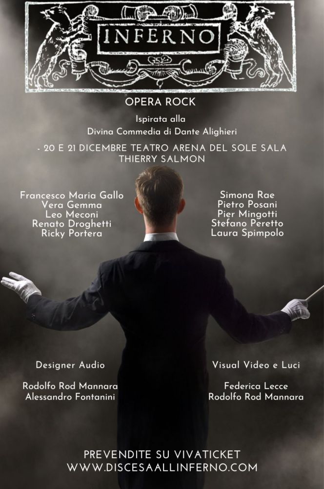 Domani martedi 20 e mercoledi 21 al Teatro Arena Del Sole di Bologna torna in scena DISCESA ALL’INFERNO di Francesco Maria Gallo 