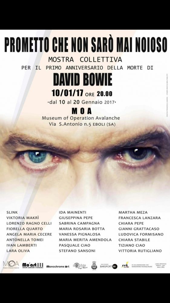 DAVID BOWIE, MOSTRA A EBOLI