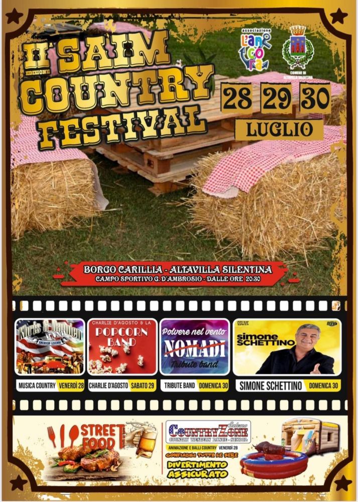 IN ARRIVO LA SECONDA EDIZIONE DEL SAIM COUNTRY FESTIVAL