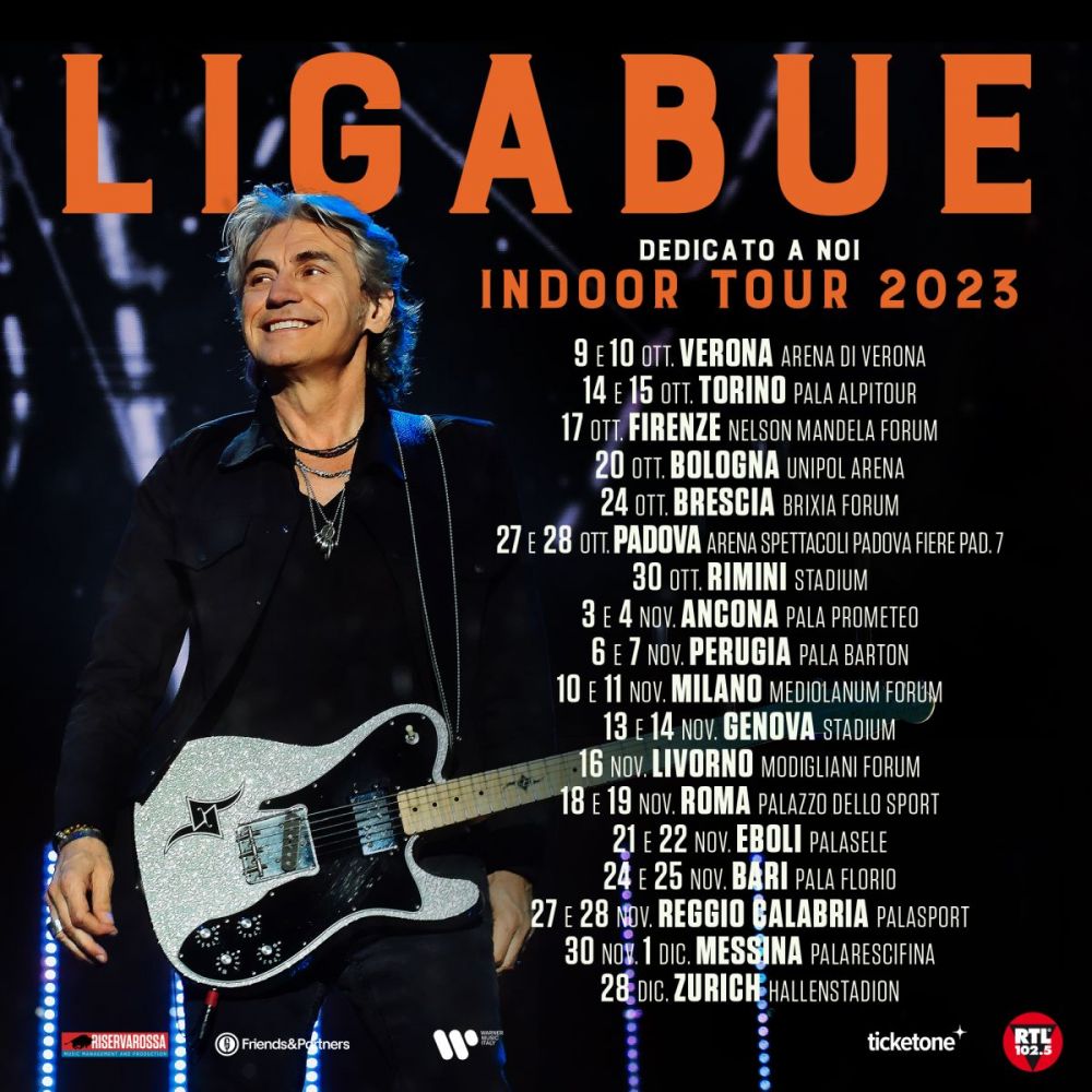 LUCIANO LIGABUE - In radio “LA METÀ DELLA MELA”, il nuovo singolo estratto dal suo ultimo album