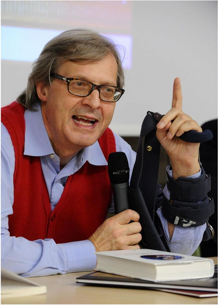 Vittori Sgarbi, ancora sotto i riflettori